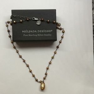 Silpada Copper Freshwater Pearl Necklace